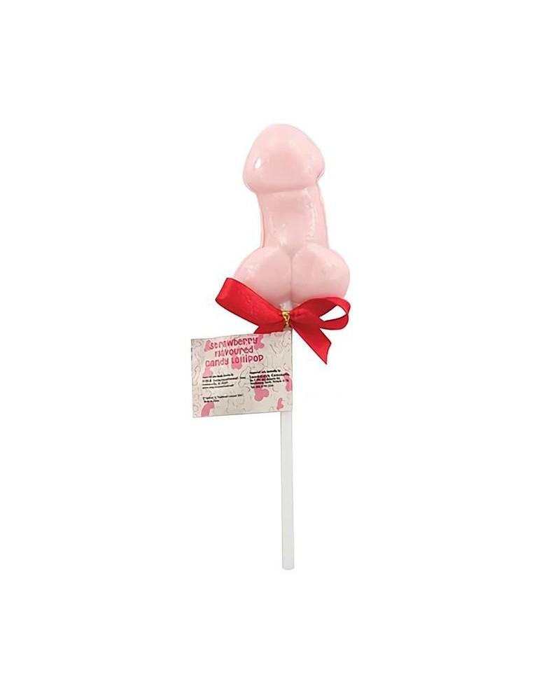 Bonbon Sucette pénis Arôme Fraise 35g Bonbon Sucette pénis Arôme Fraise 35g