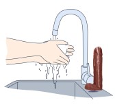 Savon Pénis avec sperme Dicky Marron Savon Pénis avec sperme Dicky Marron