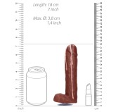 Savon Pénis avec sperme Dicky Marron Savon Pénis avec sperme Dicky Marron