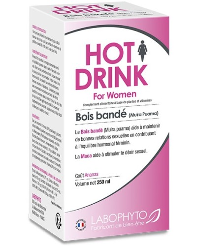 HOT DRINK Femme Bois Bandé - 250 ml