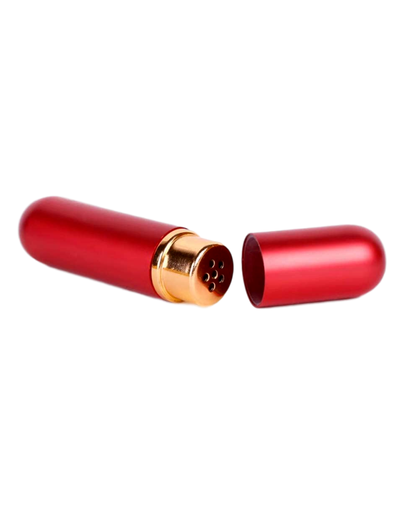 Inhalateur pour Aroma Aluminium Rouge Inhalateur pour Aroma Aluminium Rouge