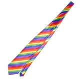 Cravate Rainbow avec élastique 35cm