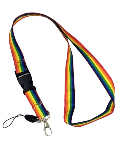 Cordon Rainbow avec Clip 50cm