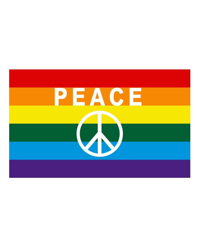 Drapeau Rainbow Symbole Peace 60 x 90cm