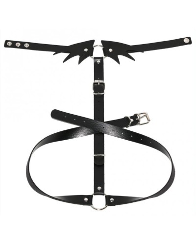Collier Sm + ceinture Belt Wing Noir