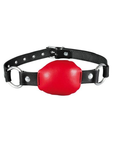 Baillon en cuir Silence Gag Rouge