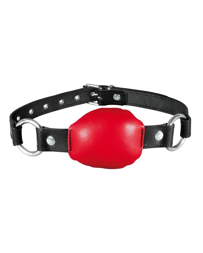 Baillon en cuir Silence Gag Rouge