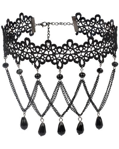 Ras de cou Lace Chains Noir