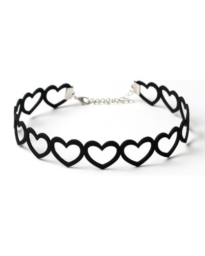 Ras de cou Heart Line Noir