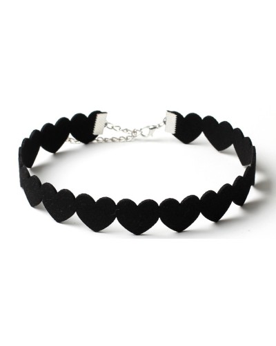 Ras de cou Multi Heart Noir