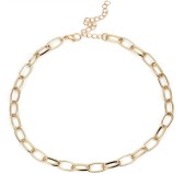 Ras de cou Hollow Ring doré Ras de cou Hollow Ring doré