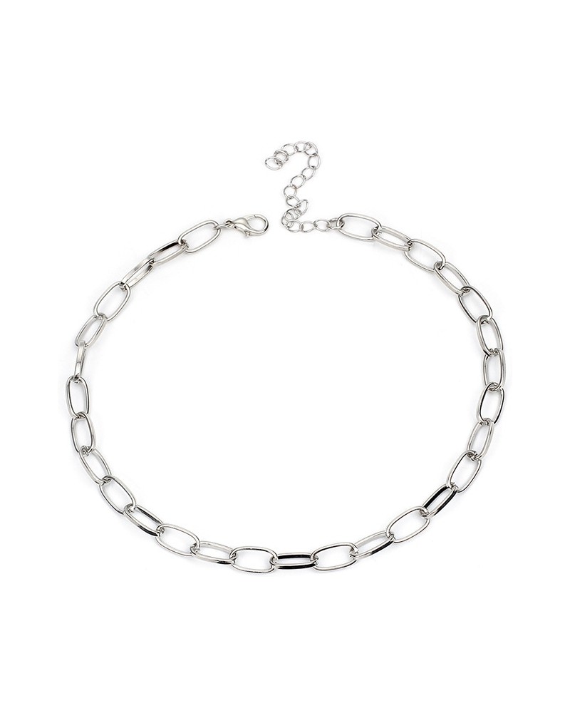 Ras de cou Hollow Ring Argenté Ras de cou Hollow Ring Argenté