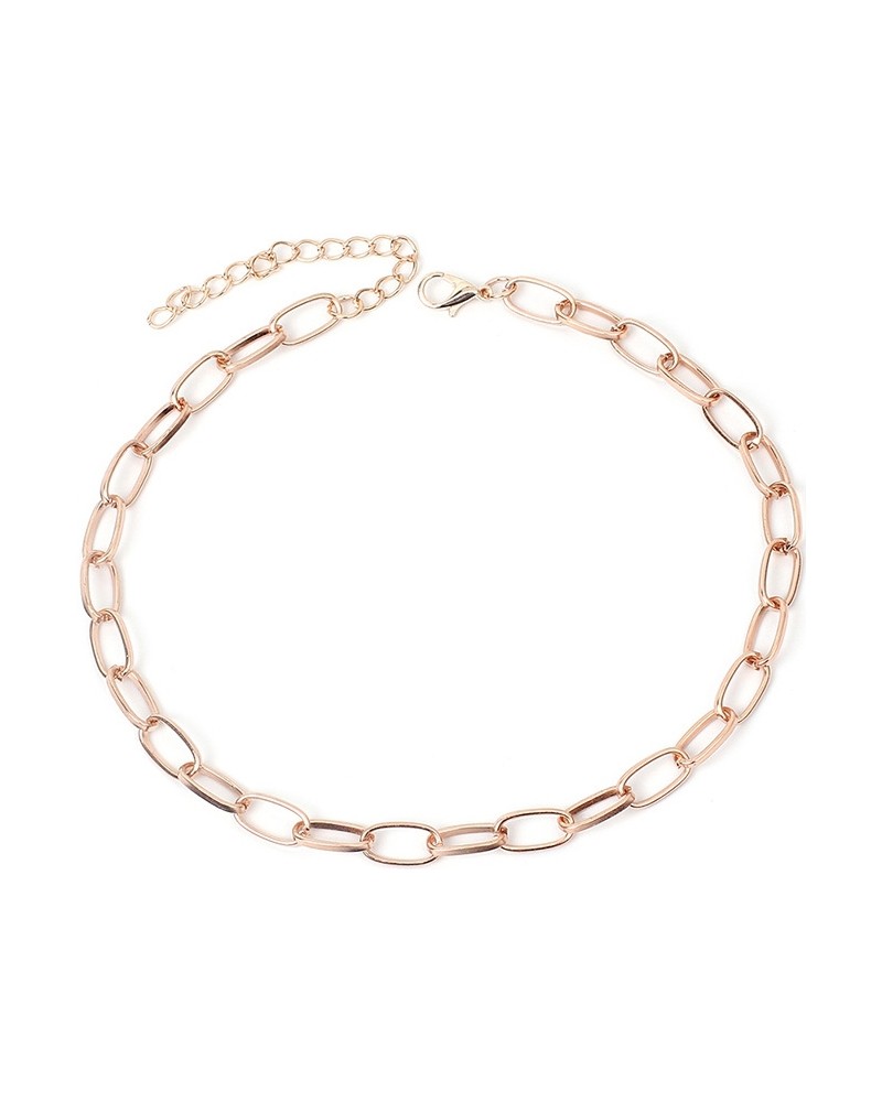 Ras de cou Hollow Ring Rose Ras de cou Hollow Ring Rose