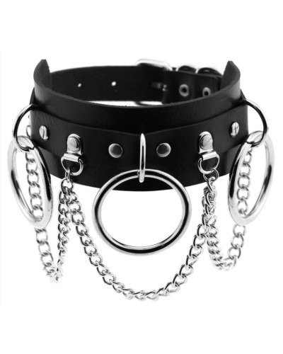 Collier O RING CHAIN Noir