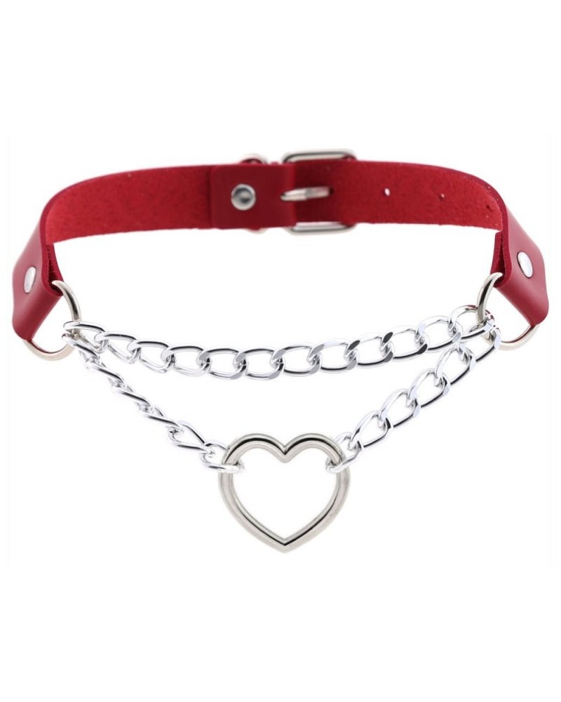 Collier sexy Heart Chain Rouge Collier sexy Heart Chain Rouge