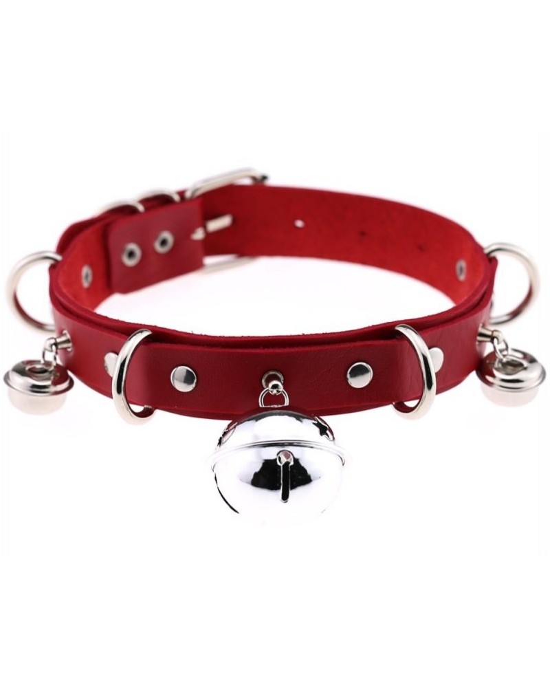 Collier sexy avec Grelots Rouge Collier sexy avec Grelots Rouge