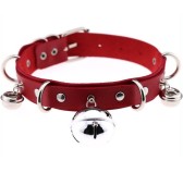 Collier sexy avec Grelots Rouge Collier sexy avec Grelots Rouge