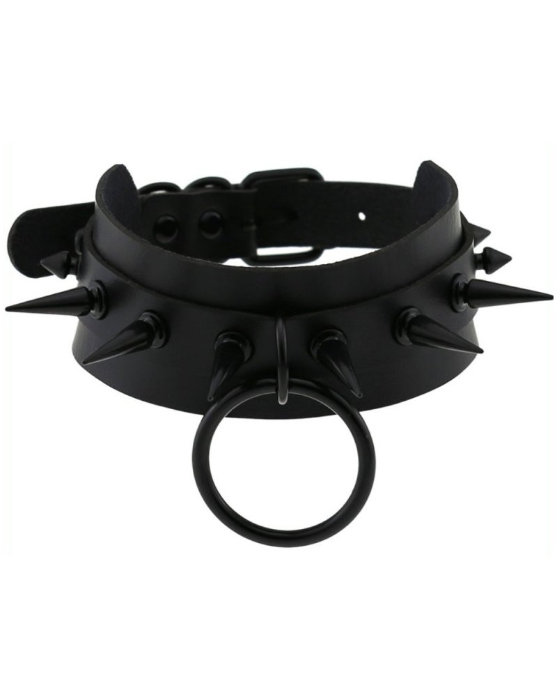 Collier à pointes Strobo Lish Noir Collier à pointes Strobo Lish Noir