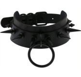 Collier à pointes Strobo Lish Noir Collier à pointes Strobo Lish Noir