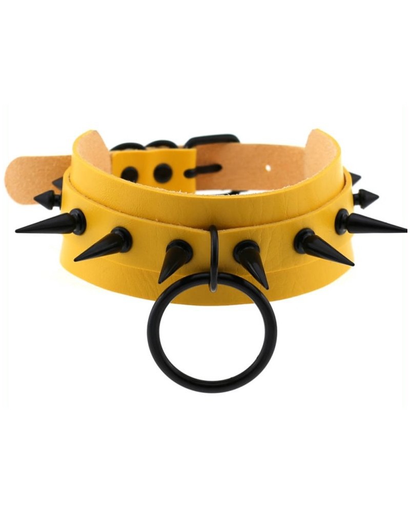 Collier à pointes Strobo Lish Jaune Collier à pointes Strobo Lish Jaune