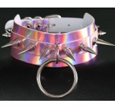 Collier à pointes Strobo Laser Rose Collier à pointes Strobo Laser Rose