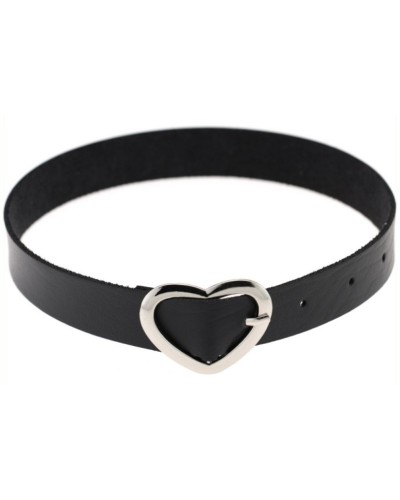 Ras de cou Heart Attach Noir