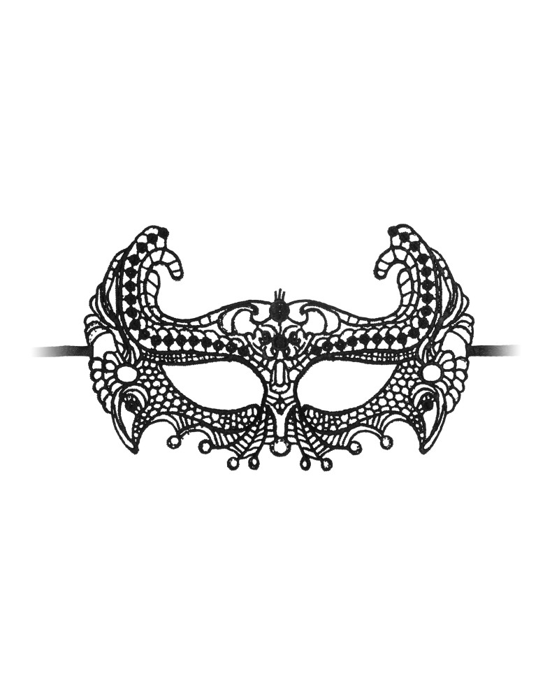 Masque en dentelle Empress Noir