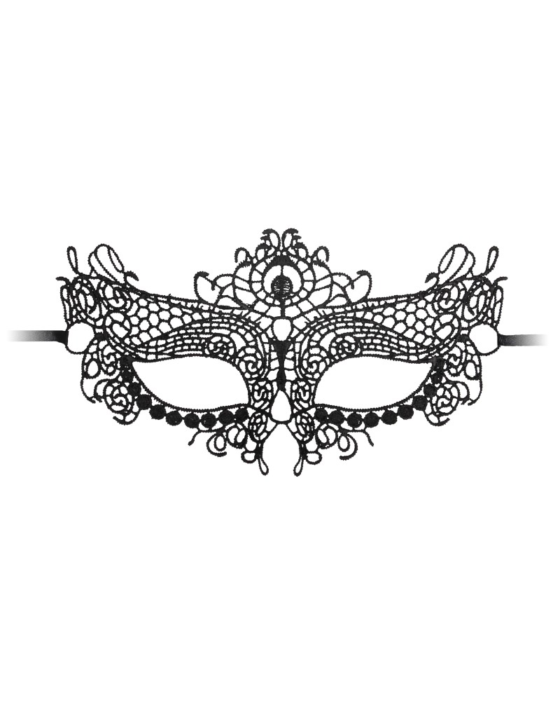 Masque Dentelle Queen Lace Noir Masque Dentelle Queen Lace Noir