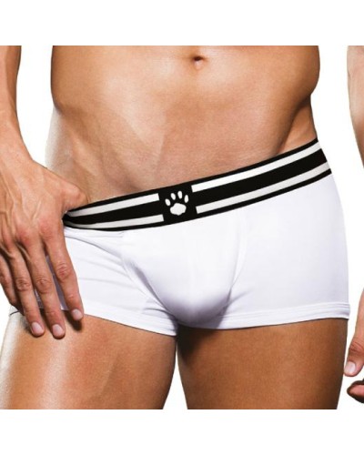 Boxer Trunk Prowler Blanc-Noir