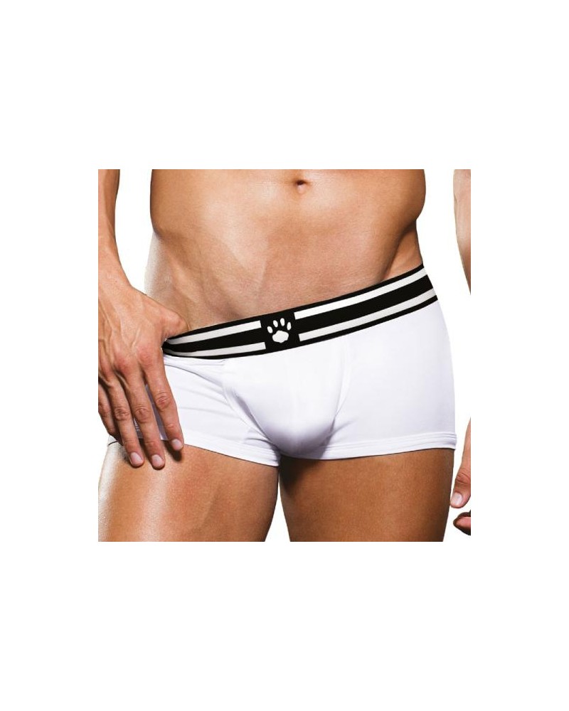 Boxer Trunk Prowler Blanc-Noir