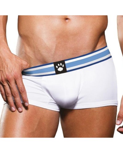 Boxer Trunk Prowler Blanc-Bleu