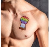 Tatouage éphémère GAY FORCE 10 x 15cm