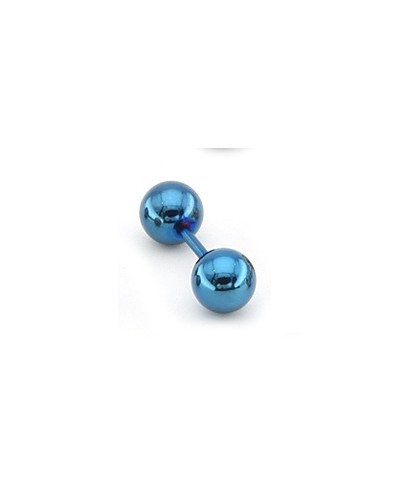 Clou d'oreille Ball Duo Bleu