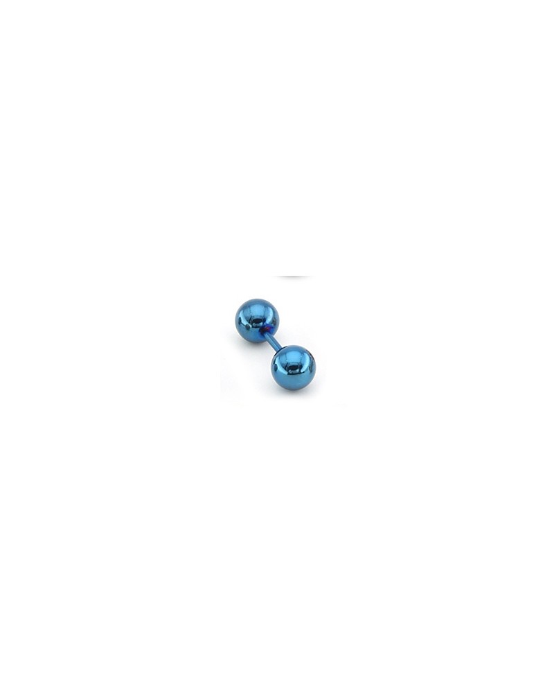 Clou d'oreille Ball Duo Bleu