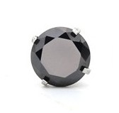 Clou d'oreille Diamond Noir