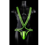 Singlet phosphorescent Body Glow Noir-Vert Néon