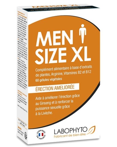 Stimulant Erection Men Size XL 60 gélules