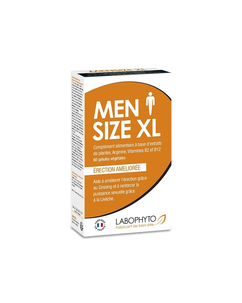 Stimulant Erection Men Size XL 60 gélules