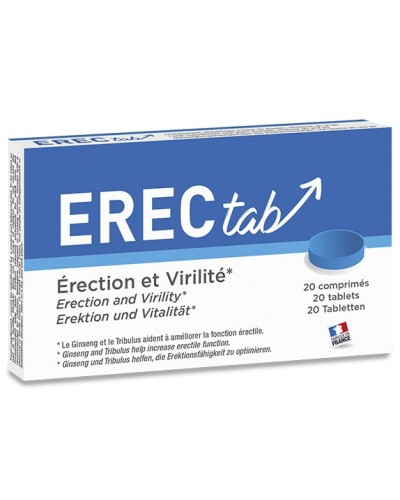 Stimulant d'Erection Erec Tab 20 gélules