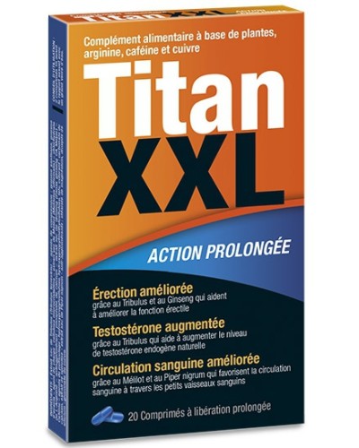 Stimulant Titan XXL 20 gélules