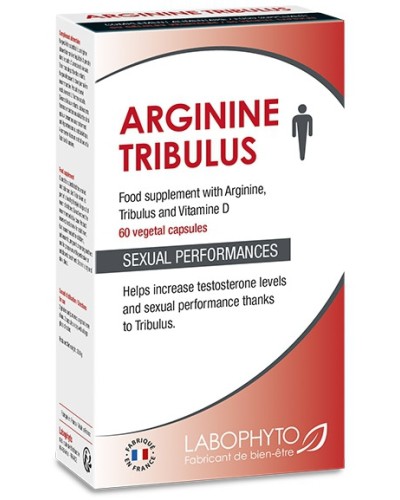 Stimulant sexuel Arginine Tribulus- Boite de 60 gélules