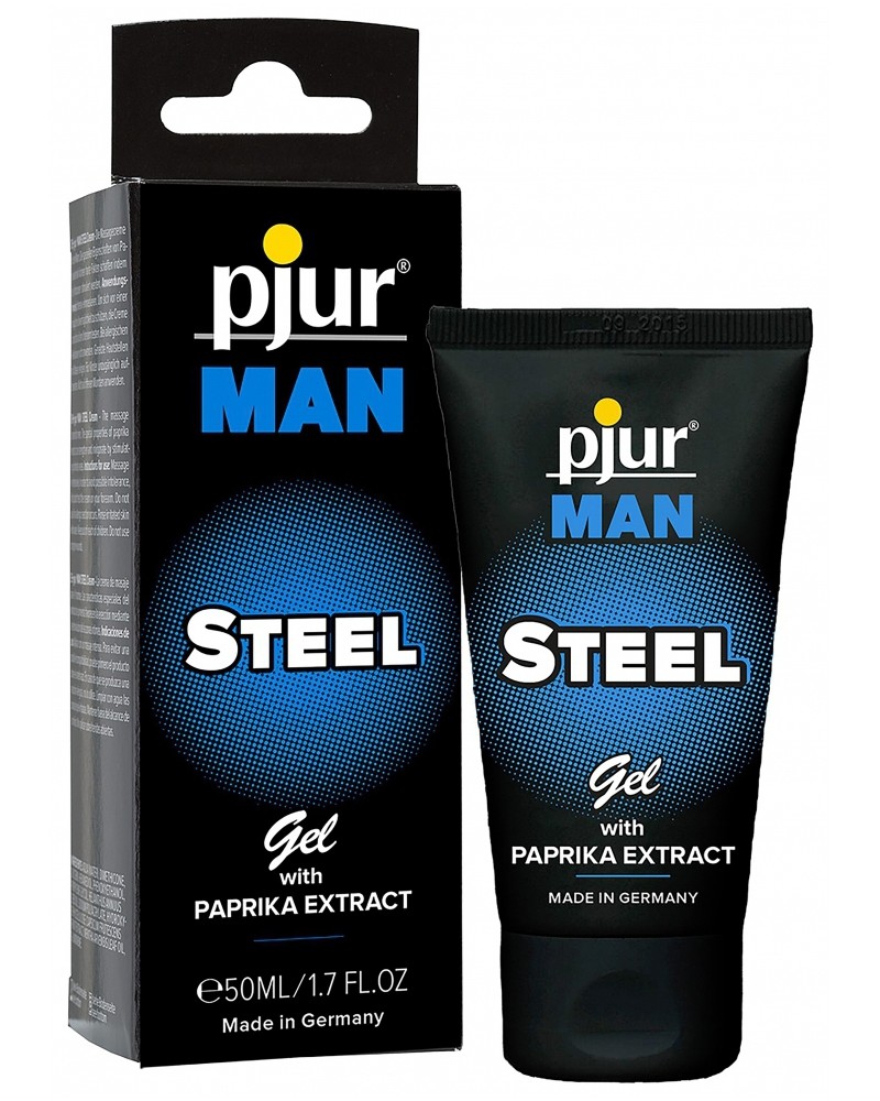 Gel de massage intime Steel Pjur Man 50ml Gel de massage intime Steel Pjur Man 50ml