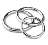 Lot de 3 cockrings Sinner Rings 40 à 50mm Lot de 3 cockrings Sinner Rings 40 à 50mm