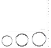 Lot de 3 cockrings Sinner Rings 40 à 50mm Lot de 3 cockrings Sinner Rings 40 à 50mm