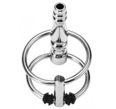 Plug Urètre percé Ribbed Ringo 4cm - Diamètre 10mm Plug Urètre percé Ribbed Ringo 4cm - Diamètre 10mm