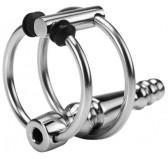 Plug Urètre percé Ribbed Ringo 4cm - Diamètre 10mm Plug Urètre percé Ribbed Ringo 4cm - Diamètre 10mm