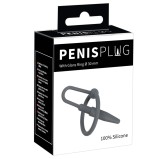 Plug Penis Silicone avec Anneau 5.5cm - Diamètre 8mm