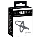 Plug Penis Silicone avec Anneau 5.5cm - Diamètre 8mm Plug Penis Silicone avec Anneau 5.5cm - Diamètre 8mm