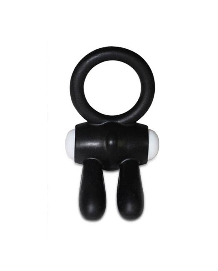 Anneau vibrant Power Clit Rabbit - Noir