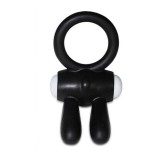 Anneau vibrant Power Clit Rabbit - Noir